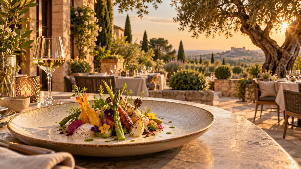 Restaurant 2 étoiles près de Nîmes : Alexandre, entre jardin et cuisine de Michel Kayser