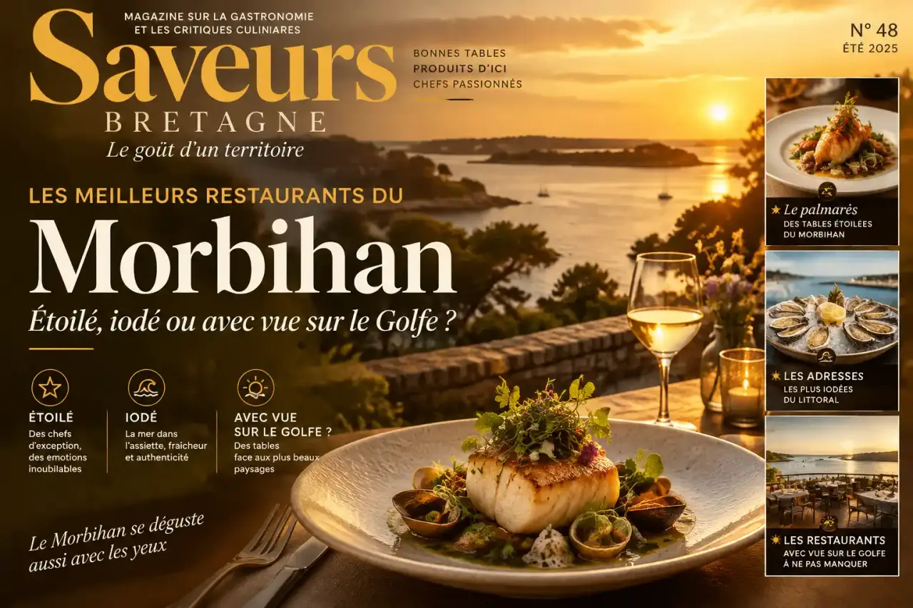Les meilleurs restaurants du Morbihan : étoilé, iodé ou avec vue sur le Golfe ?