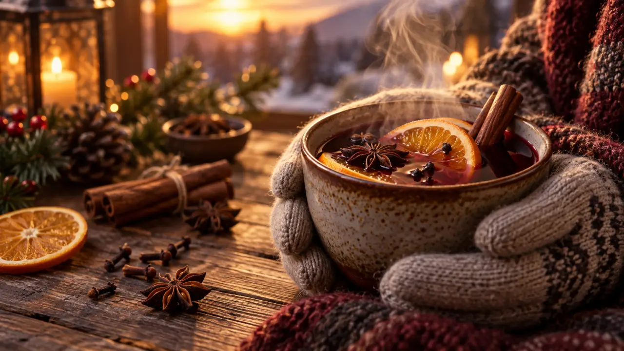 Le vin chaud réchauffe les mains, pas l’alcool : ce que la chauffe change vraiment