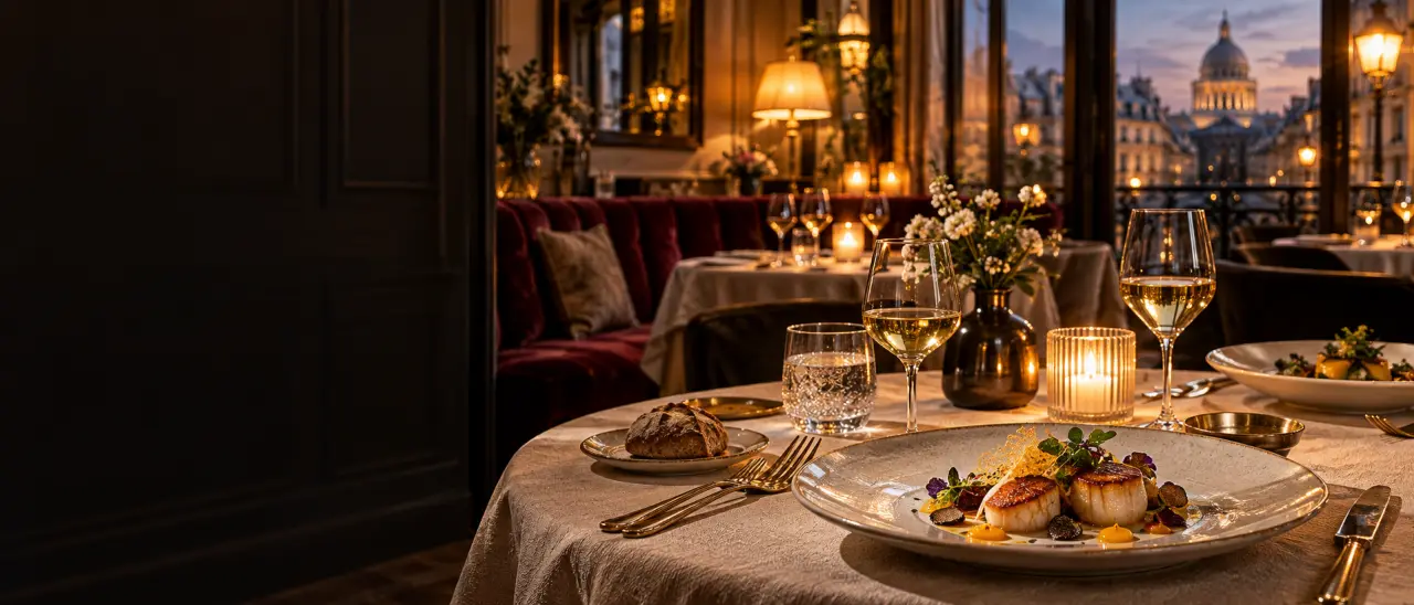 Restaurant gastronomique à Paris 5 : table étoilée, budget maîtrisé ou salon privé ?