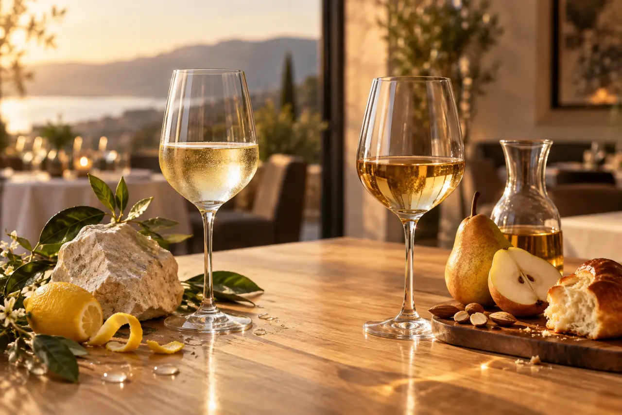 Vin blanc sec : choisir entre fraîcheur minérale et rondeur en bouche