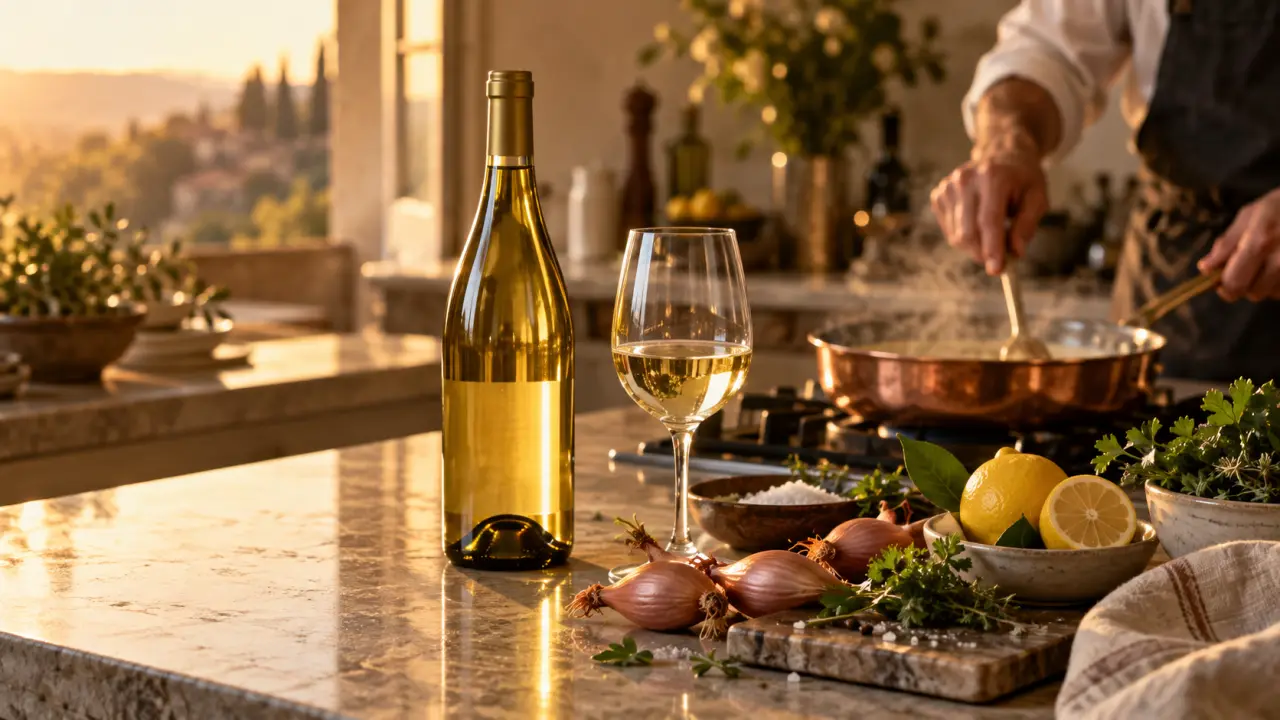 Le vin blanc sec est le choix le plus fiable en cuisine, avec quelques exceptions selon la recette